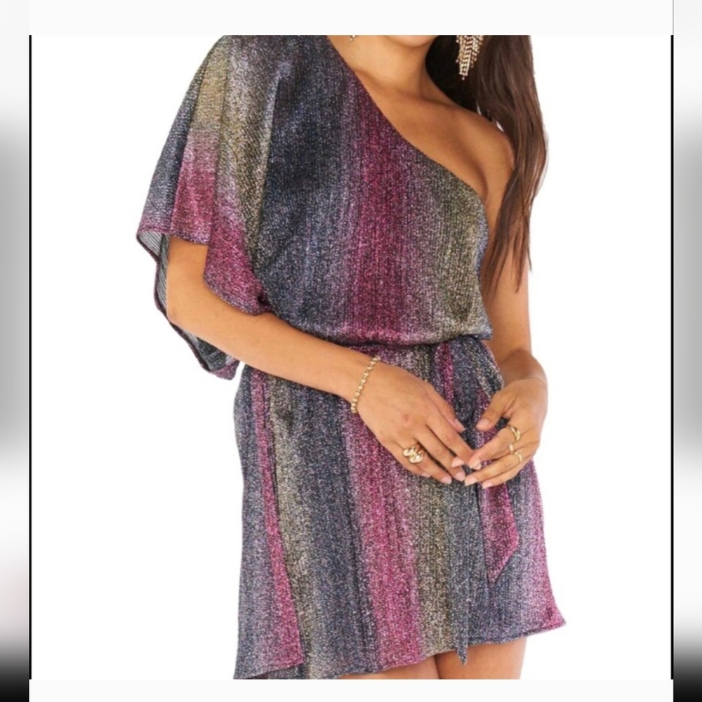 Show Me Your Mumu One-Shoulder Dress